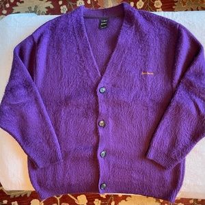 Urban Outfitters “iets frans” Brushed Cardigan Sweater, purple, M